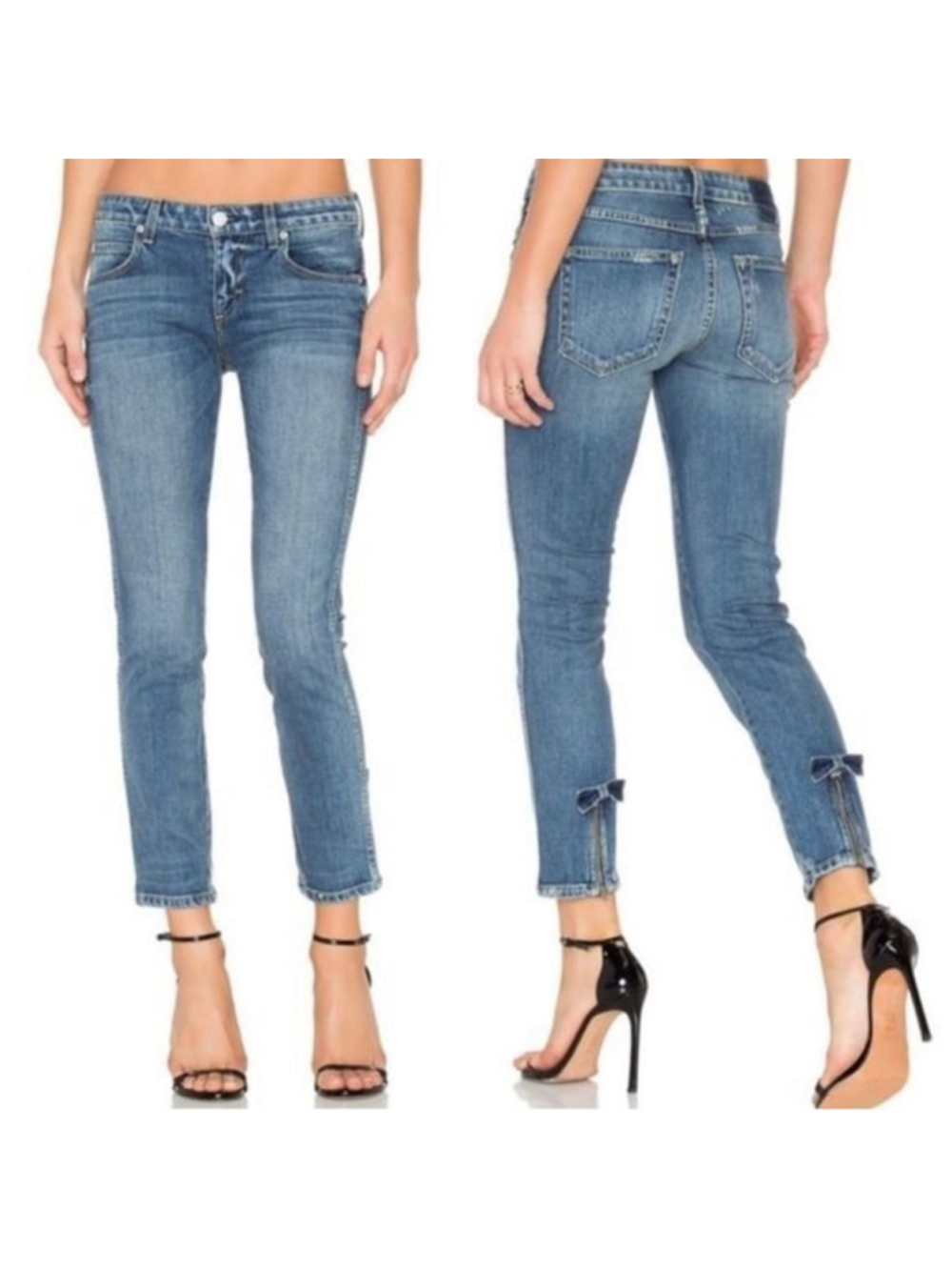 Amo Bow Jeans in Girl Crush Size 25